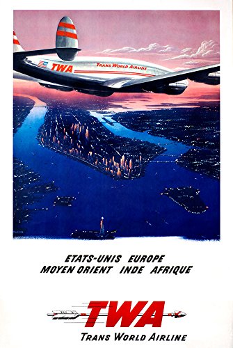 TWA航空ビンテージ オリジナルポスター 60年代 TWA航空ビンテージ オリジナルポスター 60年代