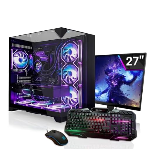 SYSTEMTREFF Gaming Komplett PC Set Intel Core i9-14900KF 24x6GHz | Nvidia RTX 4070 Super 12GB DX12 | 2TB M.2 NVMe | 64GB DDR5 RAM | WLAN Desktop Paket Computer für Gamer, Gaming