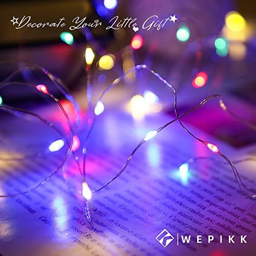 Wepikk Christmas Lights 5m 50 LED . String Lights Mains Powered with Remote Control & Timer.8 Modes for Bedroom Indoor Outdoor Garden Christmas Decoration Copper Wire
