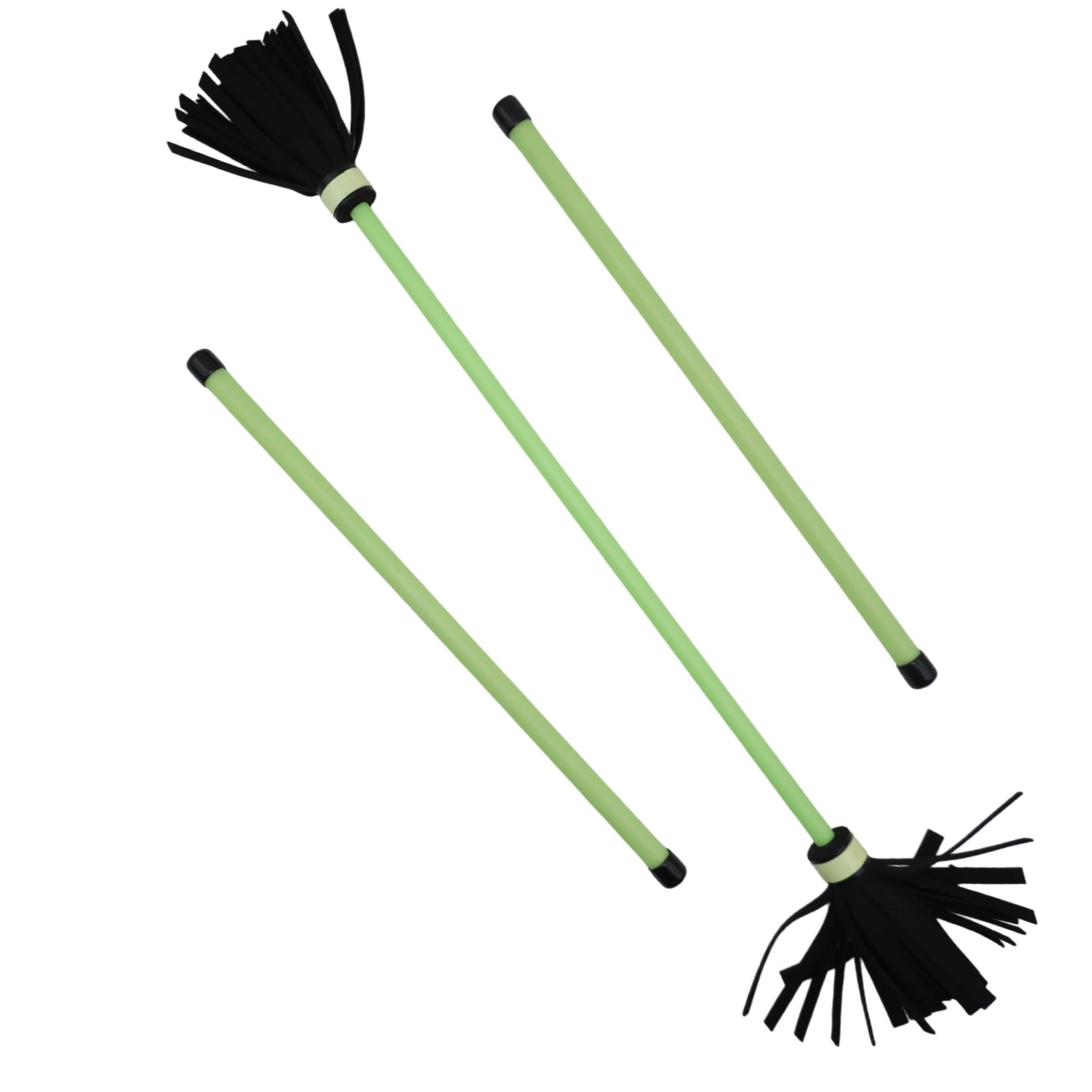PEHHAH Ultimate Glow Flower Devil Stick Professional Juggling Props with Handsticks for Stage Performances & Home Practice