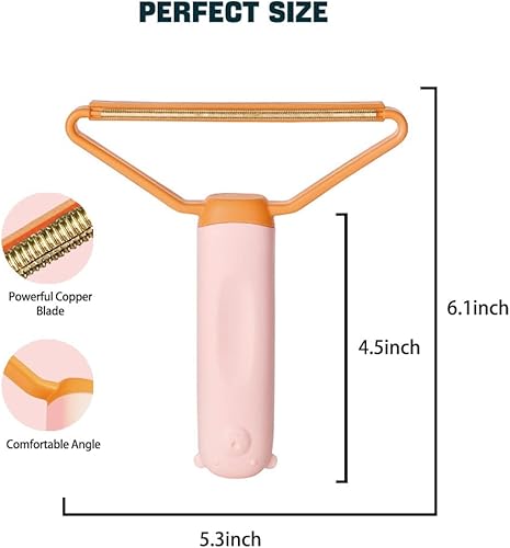 Miniatura 2 de Removedor de pelo de mascotas portátil, removedor de pelusa de perro, limpiador de pelo de gato, removedor de pelo de mascotas reutilizable y