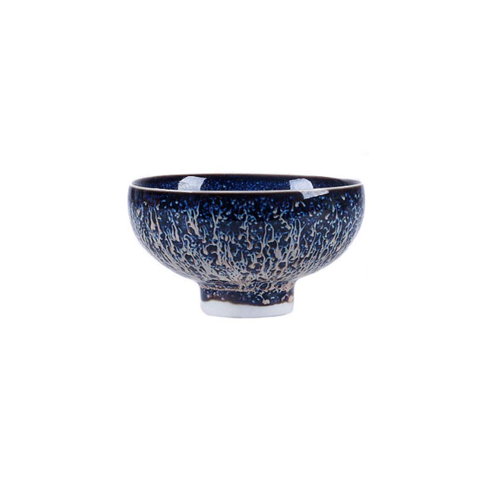 TONGTONG One Featured JianZhan Raw Ore Tenmoku Colorful Wide Mouth Tea Cups Handmade Ceramic kung fu Tea Cup - NO.55