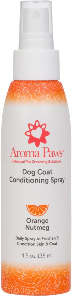 Aroma Paws Scented Dog Coat Spray – Cleansing, Conditioning, Moisturizing – Toxin Free, Healthy Ingredients – Aromatic Grooming Puppy…