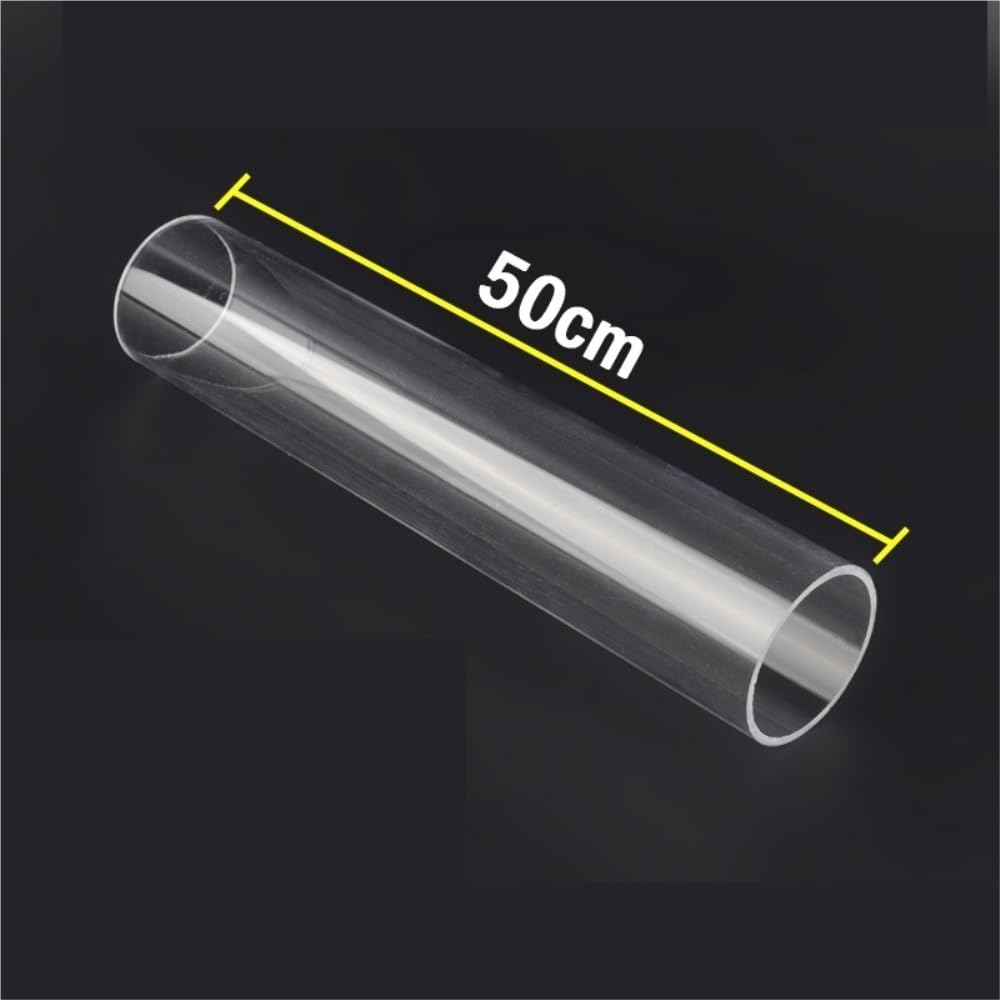 Rura akrylowa Sztywna przezroczysta szklana rurka PMMA o długości 50 cm do złączek rurowych z akcesoriami akwariowymi(65MM*50CM)