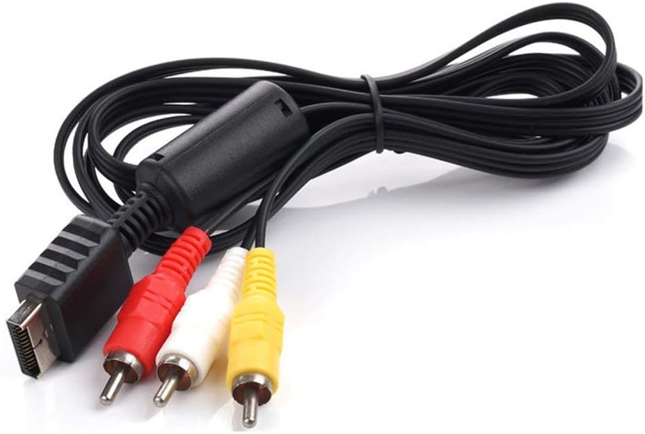 Audio Video AV Conversion Cable 1.8m Durable Copper Material Games Computer for PS3 PS1 PS2