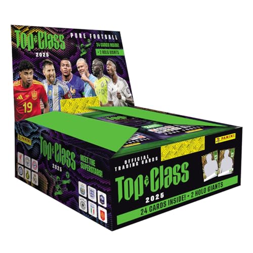 Panini FIFA Top Class 2025 Trading Cards (Fatpack Box mit 10 Fatpacks)