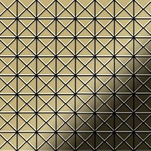 ALLOY Deco-BM Mosaikfliese Messing Gold 0,92 m2
