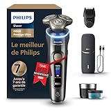 Précision dans les zones difficiles à raser comme le cou et sous le nez : les nouvelles têtes compactes flexibles s’adaptent à toutes les courbes de votre visage et assurent un contact constant avec la peau pour un rasage 20 % plus précis²