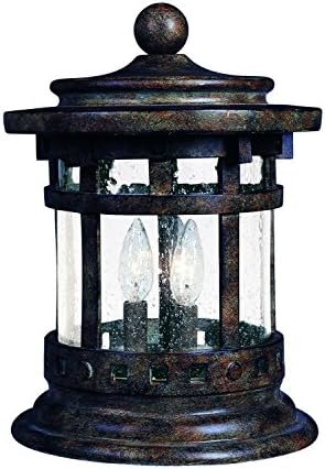 Maxim Lighting 40032CDSE Santa Barbara VX-Outdoor Deck Lantern 3-Light