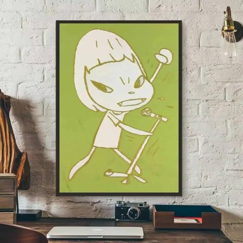 Nara Yoshitomo affiche murale pour habiller un mur vide toile vintage moderne 40x50cm
