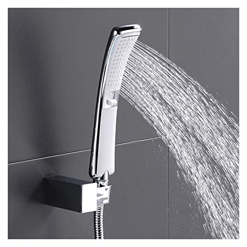 Tête de douche cascade haute pression chromée pour salle de bain - 3