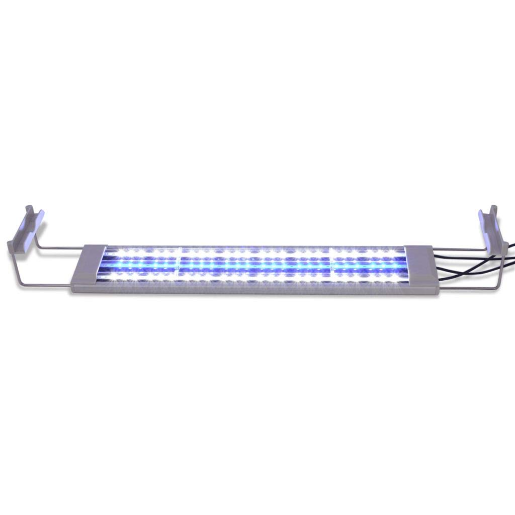 vidaXL Aquarium Beleuchtung 50-60 cm LED Lampe Aufsetzleuchte Klemmleuchte