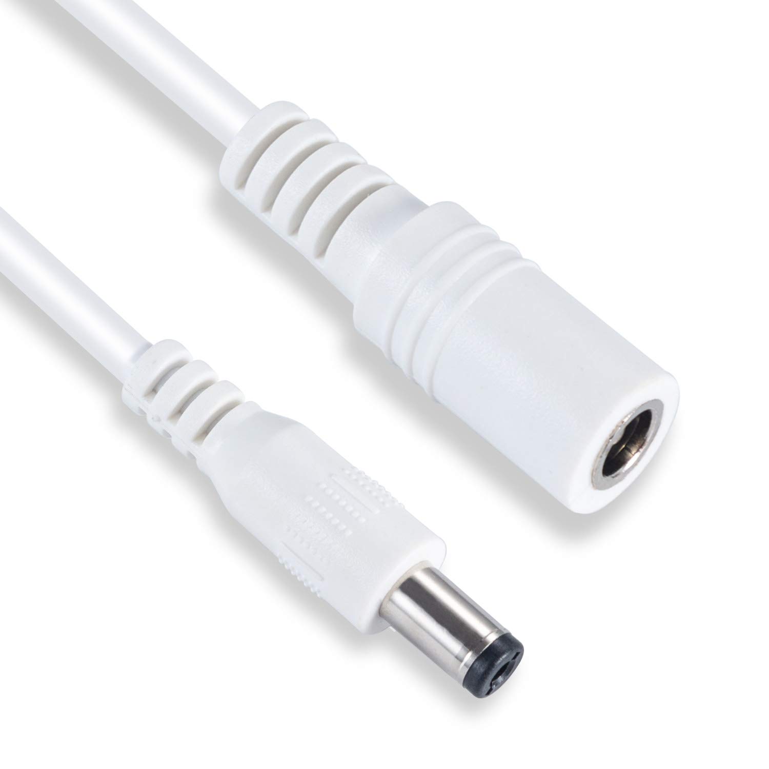 Weekly Top Sale NAHAO 2 Pack Power Extension Cable 12ft 2.1mm x 5.5mm Compatible with DC 5V 12V 24V for CCTV Security Camera IP Camera Standalone DVR, LED Strip String Light-Male to Female (White) One-Day Sale: Up to 60% Off NAHAO 2 Pack Power Extension Cable 12ft 2.1mm x 5.5mm Compatible with DC 5V 12V 24V for CCTV Security Camera IP Camera Standalone DVR, LED Strip String Light-Male to Female (White)