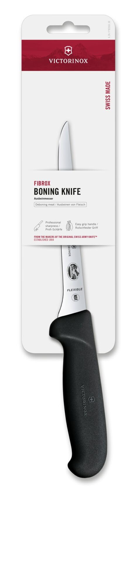 Victorinox Fibrox 6 Inch Flexible Boning Knife, Straight Blade, Black — Amazon image 3