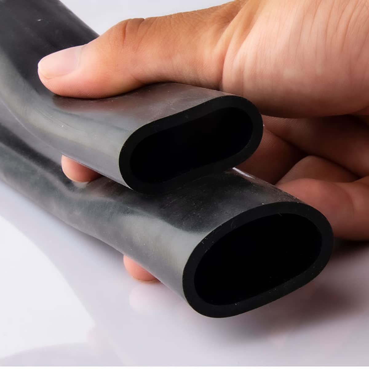 Tuyau Silicone Ultraflex ENKATEC® 1000 Mm - Diam. Int. 38 Mm - Noir - Résistant Haute Température & Pression