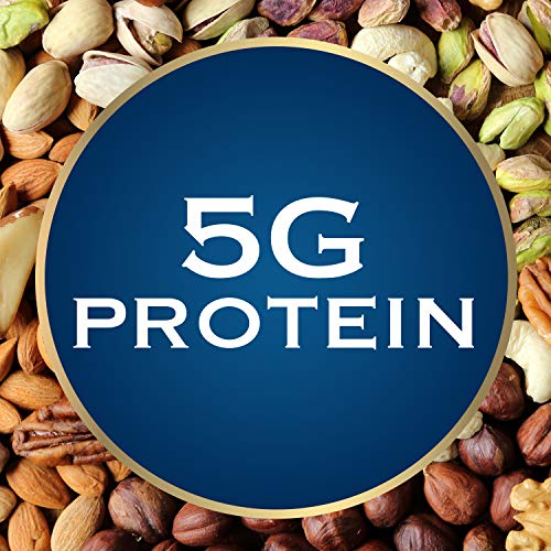 Planters Unsalted Premium Nuts, 34.5 Oz. Resealable Container - Contains Roasted California Pistachios, Cashews, Almonds, Hazelnuts & Pecans & Deluxe Salted Mixed Nuts, 34 Oz. Resealable Canister #TOP3