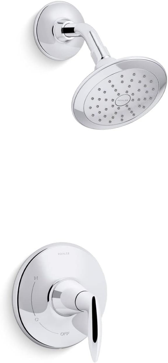 KOHLER Alteo Rite-Temp shower trim with lever handle and 1.75 gpm showerhead