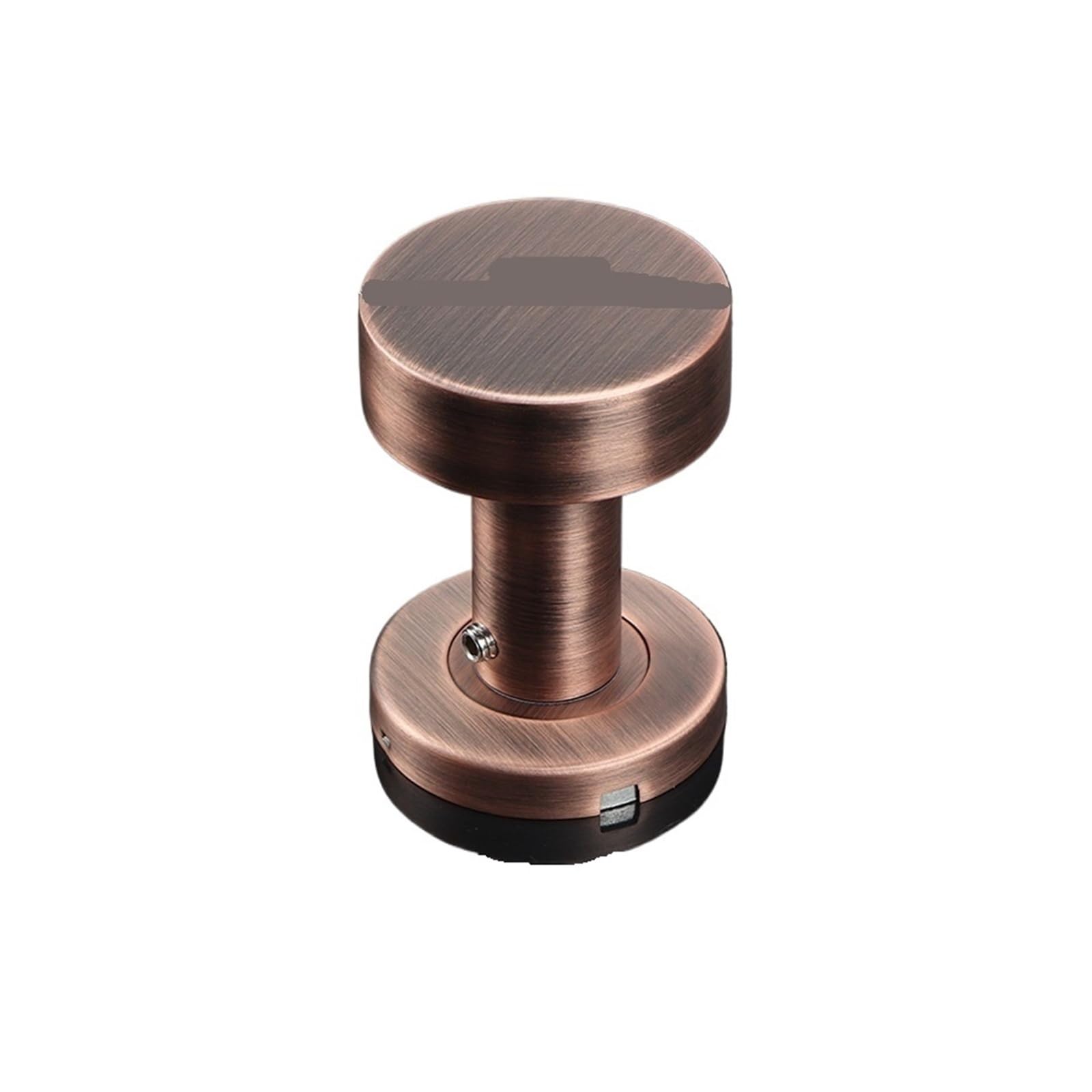 PBT-55 Round 304 Stainless Steel Invisible Door Handle, for Invisible door access door interior door cupboard door(Red Bronze Single Handle)