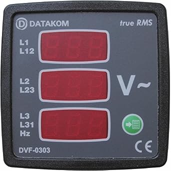 DVF-0303 Digital Voltmeter and Frequency Meter 3 Phase