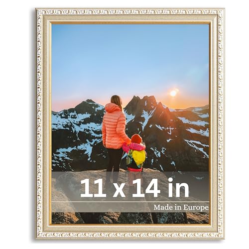 VictoR Picture Frame Chagall 11x14 Beige Gold-Picture Frame for Photos