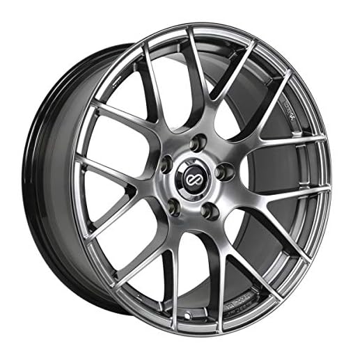 Enkei 467-880-6545HS RAIJIN Tuning Wheel 18x8 +45 5x114.3 Hyper Silver