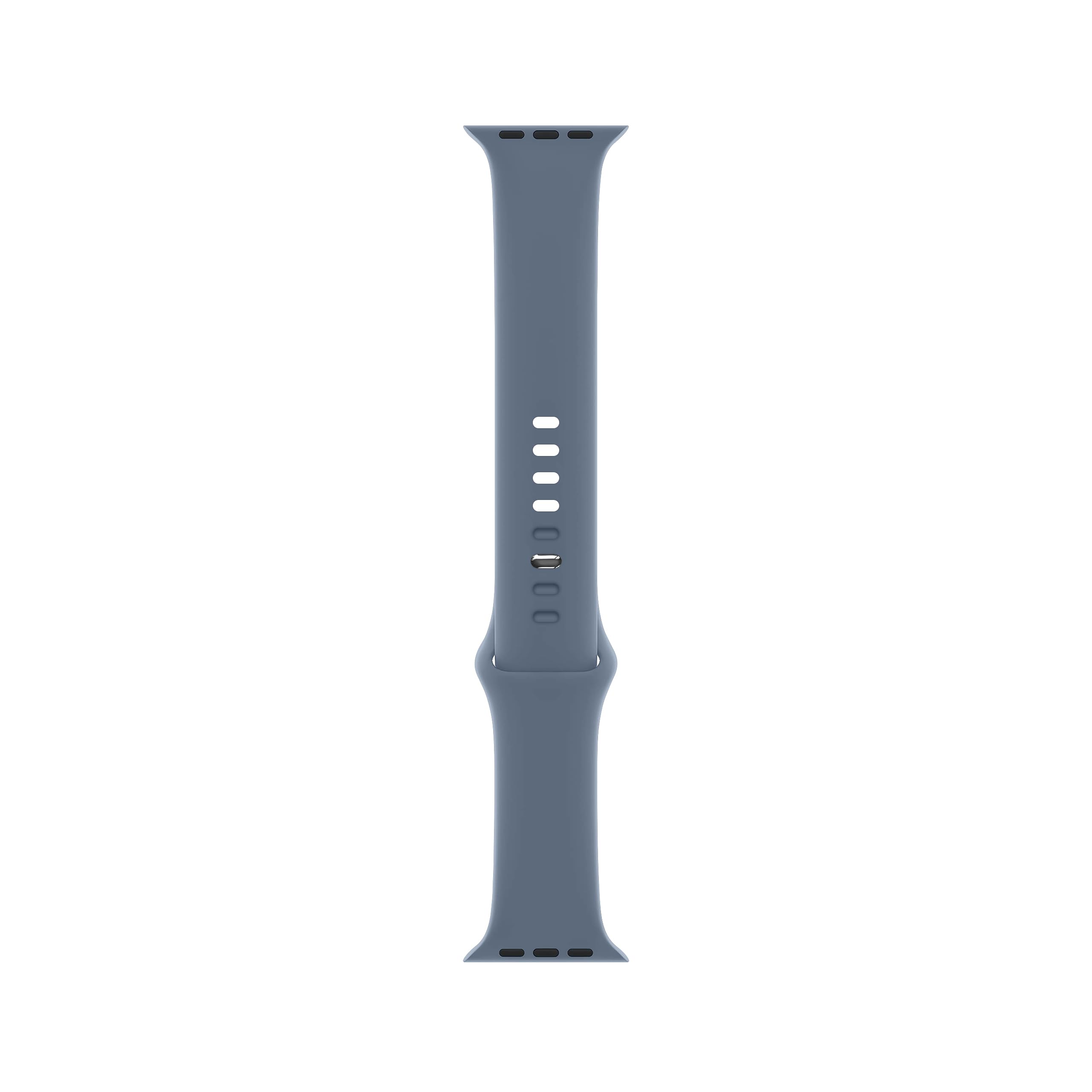 ELETTRONEO SBC1 Cinturino per Apple Watch Ultra 2 49mm, Serie 10 46mm, 9 8 7 45mm 41mm, SE 6 5 4 44mm 40mm, 3 2 1 42mm 38mm Donna Uomo Band Bracciale Sport Silicone, Tempesta Blu