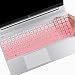 Keyboard Cover Design for 17.3" Envy 17M 17M-AE111DX 17-BS, 15.6" HP Envy X360 15M-BP012DX 15M-BP111DX 15M-BQ021DX |15.6" Pavilion x360 15-BR075NR 15-CB 15-CC 15-CD 15-CH 15-BW 15-BS- Gradual Pink