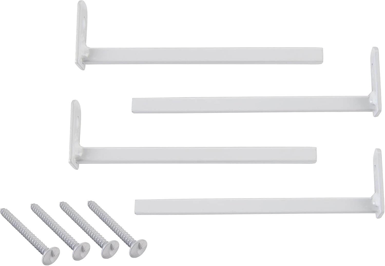 Grisham WB-IMB/Steel Inside-Mount Window Bar Bracket（4-Pack）White