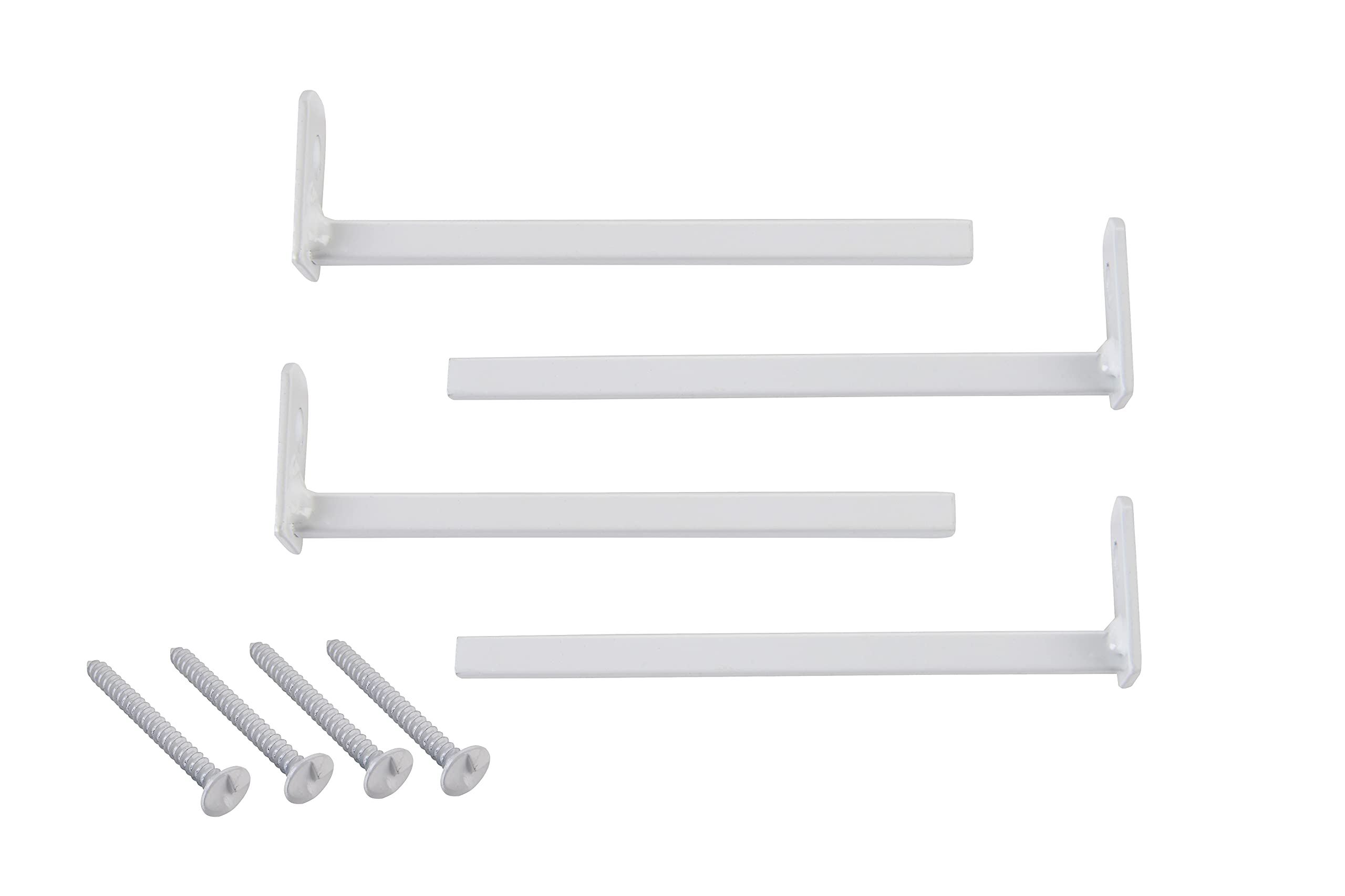 Grisham WB-IMB/Steel Inside-Mount Window Bar Bracket（4-Pack）White