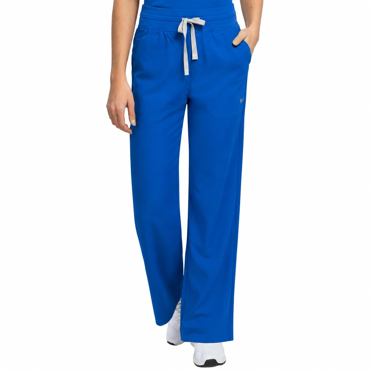 B-well Aurelia Pantalones médicos rectos antimicrobianos antiolores 6 bolsillos cintura ajustable