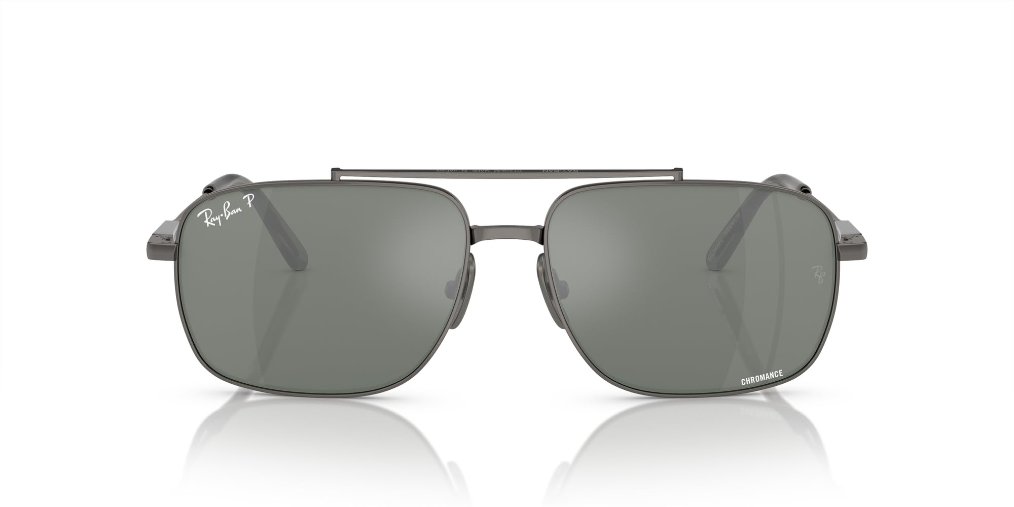 Amazon | Ray-Ban(レイバン) Rb8096 Michael チタン長方形