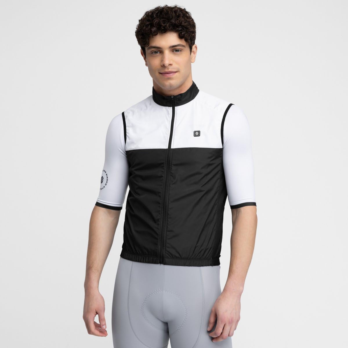 SIROKO Chaleco cortavientos ciclismo V1 Copenhagen Negro M