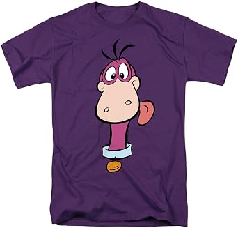 Popfunk Classic The Flintstones Dino Face Unisex Adult T Shirt