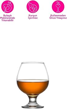 LAV Misket 6-Piece Cognac Glass