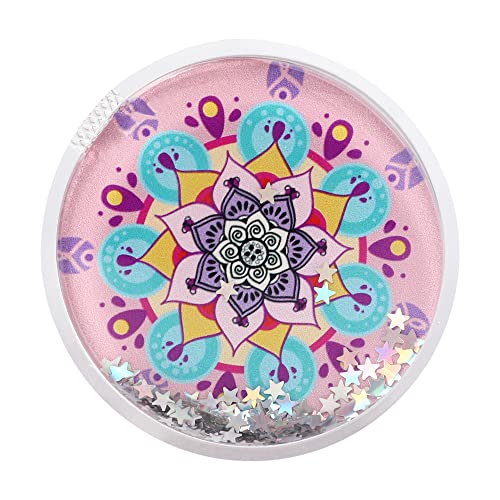 Image of Cute Anime Mobile Holder Grip Stand for Phones Selfie Holder for Smartphones, Designed for Kids and Teens. [ Gel Inside ]-(Model - Mandala Pink)