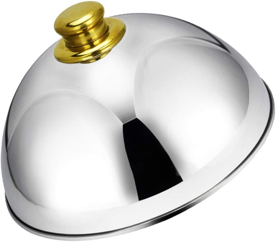 Yardwe Stainless Steel Dish Food Cover, Dome Plate Covers