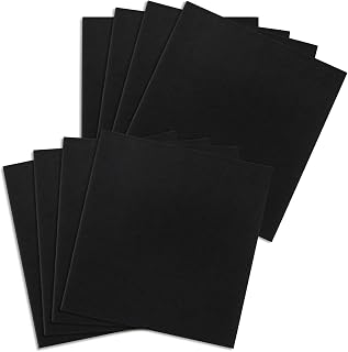 Frcctre 8 Pack Solid Neoprene Rubber Sheet, 12 X 11 Inch 1.0mm & 1.6mm Thickness DIY Gasket Material, Sealing, Liner, Shield, Padding, Mat, 2 Thickness