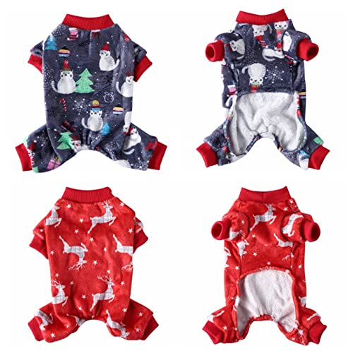 Pyjamas pour chien veste de Noël élan cadeau idéal hiver UKKO - 3