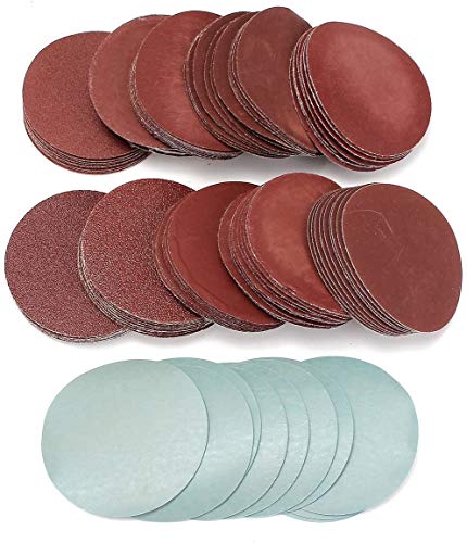 Discos de lija 80-3000 de 75 mm de grano de 75 mm, juego de 100 unidades Cover