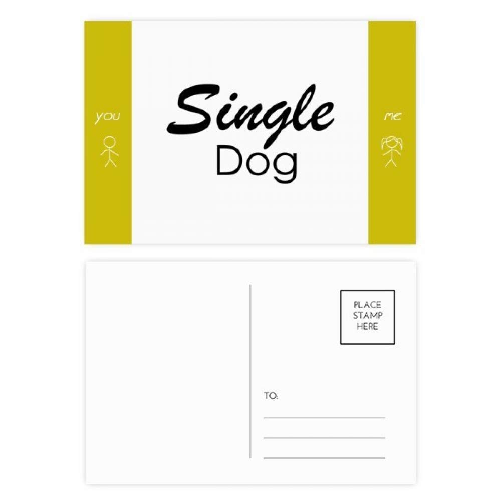 Carte postale chien unique ami merci 20pcs 5,7x3,8 - 4