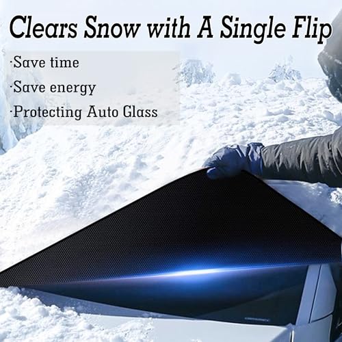 Image of Trax Custom Windshield Cover for Ice and Snow Che-vy Trax Heavy Duty 600D Oxford Fabric Windshield Protector Fit Waterproof Hail Frost Cover Winter Car Accessories