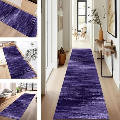 Tapis de couloir lavable 100x500 cm idéal pour une entrée moderne