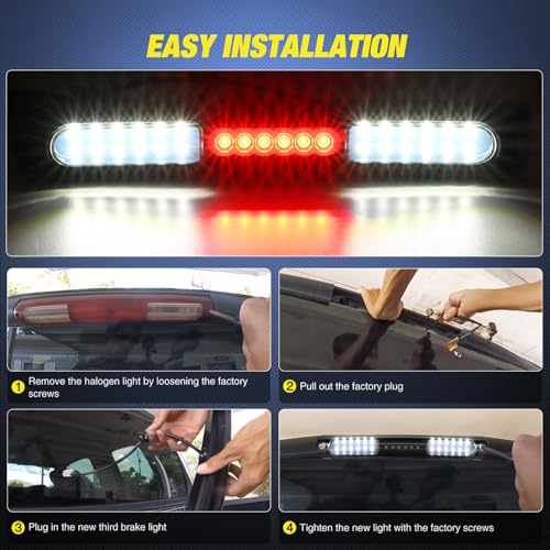 Image of Nilight Third Brake Light for Ford F150 1997-2003 F-150 Heritage 2004
