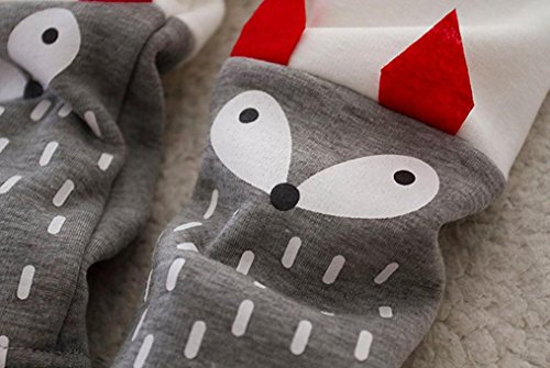 Lylita 2pcs Bambino Bambina Fox Maglia Manica