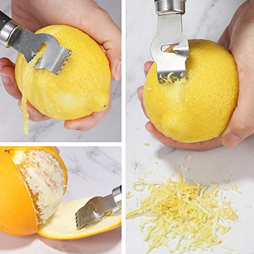 Sutine Cheese Grater Set Lemon Zest Grater, Stainless Steel Kitchen Grater For Parmesan Cheese, Ginger, Garlic, Nutmeg, Fruits, Vegetables, Dishwasher Safe, Set Of 5 #TOP5