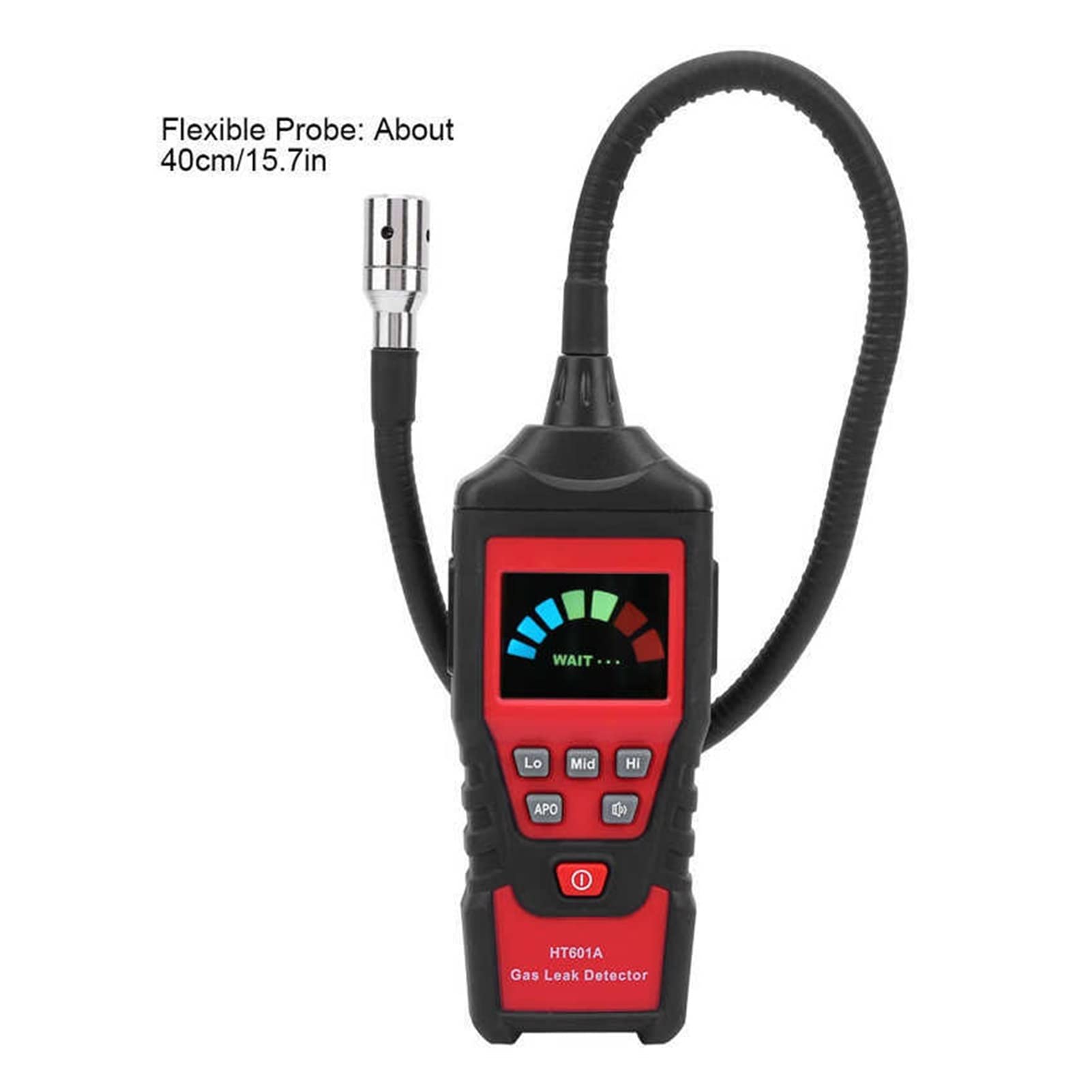 Ht601a Analizador de Gas Detector de Fuga de Gas Portátil LED Inflamable Analizador de Prueba de Alarma de Gas