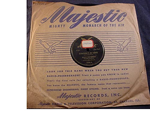 Cynthia's In Love / To Each His Own vinyl image