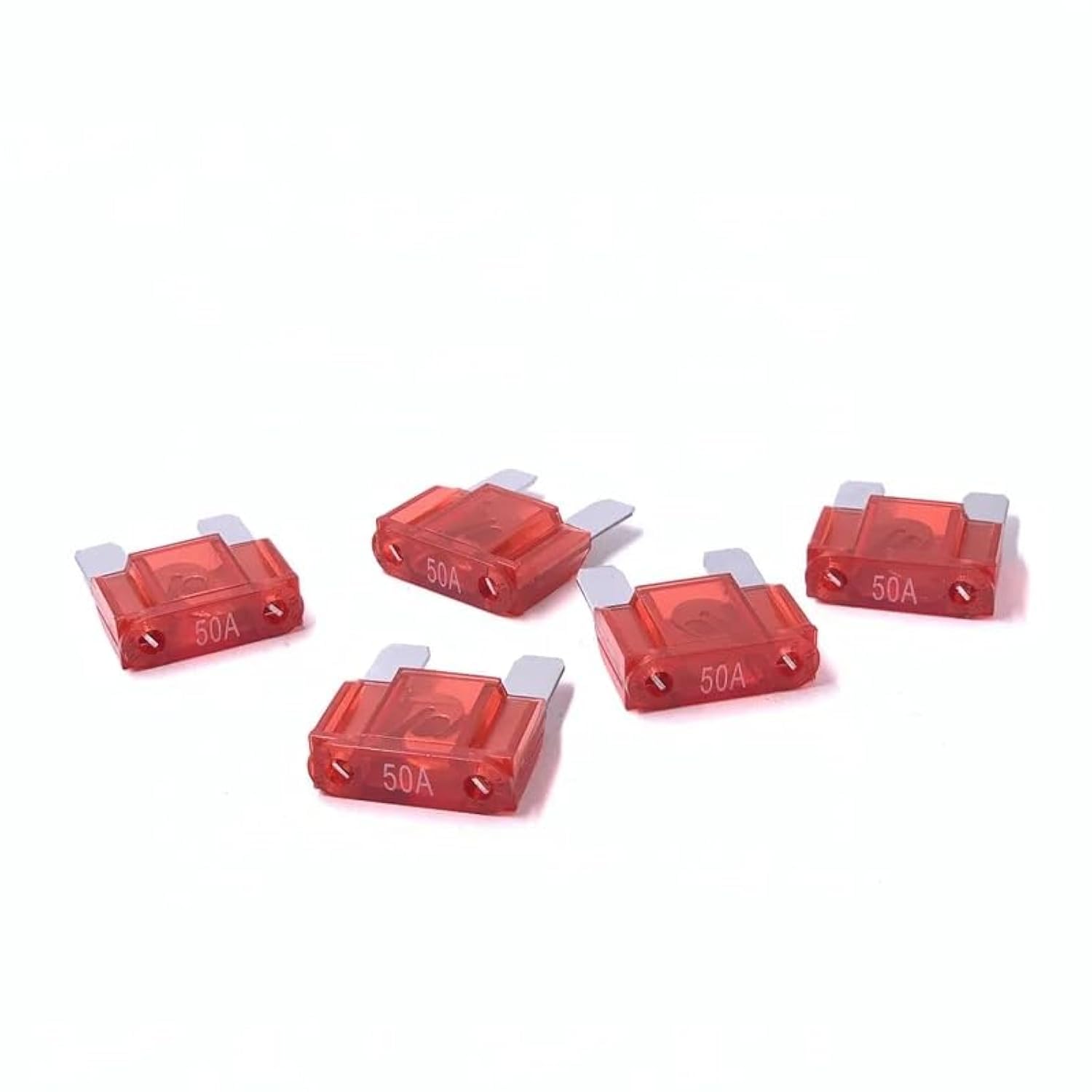 Large Blade Style Maxi Fuse for Car RV Boat Auto 50 Amp - Pack of 5 pcs