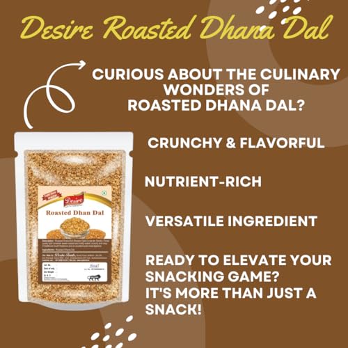 Image of Desire Roasted Dhana Dal (Roasted Split Coriander Seeds) 200 Gram