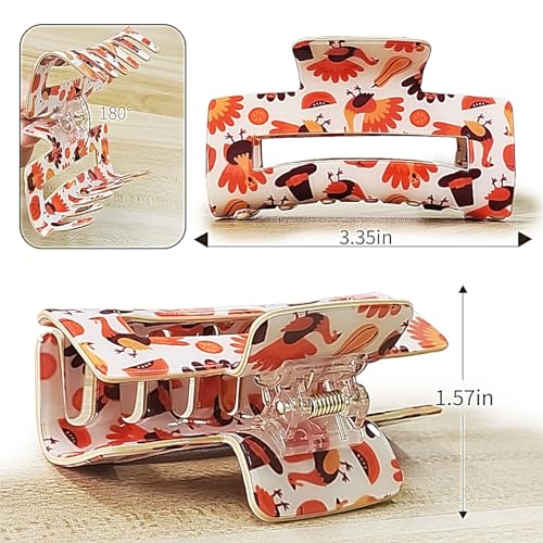 Pinza para cabello temática de Acción de Gracias miniatura 2